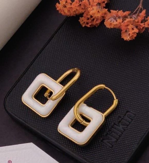 Detachable Block Earrings