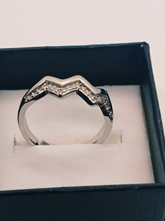 Wavy Silver Ring