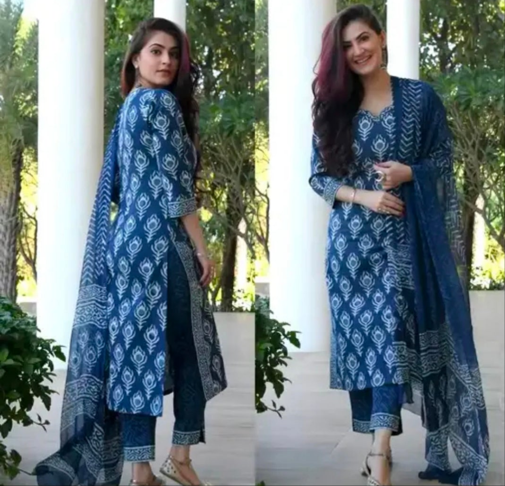 Rayon Designer Kurta Set