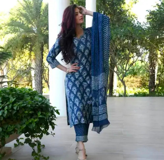 Rayon Designer Kurta Set