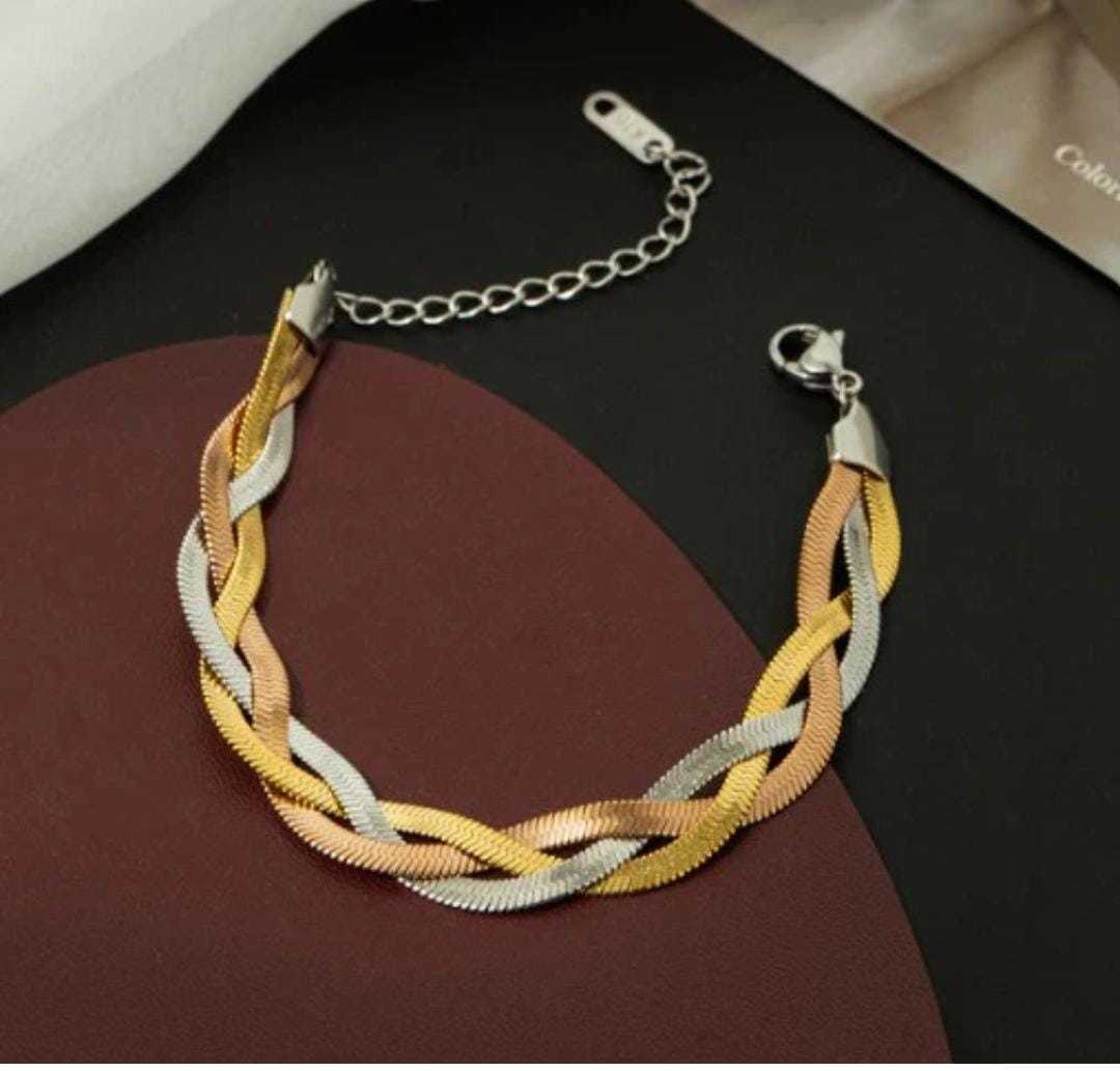 Three Layer Braided Bracelet