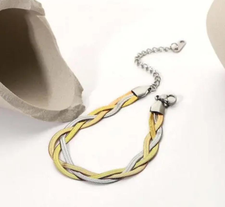 Three Layer Braided Bracelet