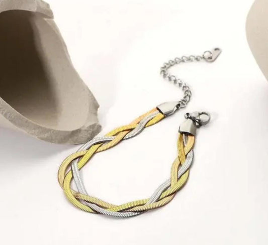 Three Layer Braided Bracelet