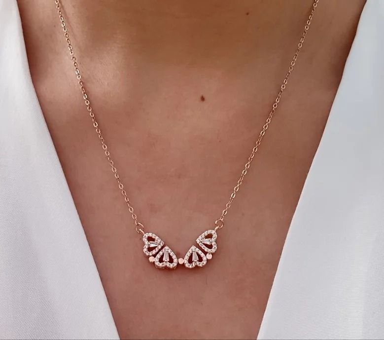 Magnetic Closer Heart Necklace